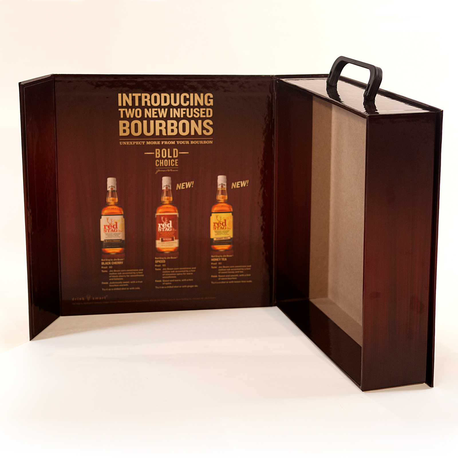 Premium Wine and Liquor Bottle Presentation Cases Liquor Gift Boxes